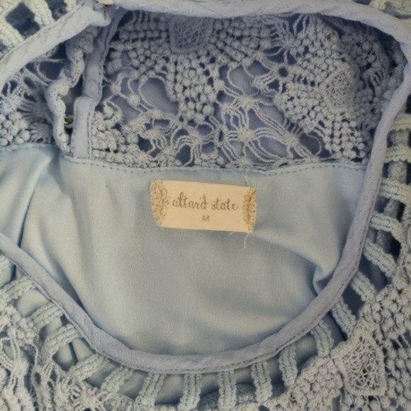 Altar'd State Womens Blue Casual dress halter Neck, size M - Picture 7 of 15